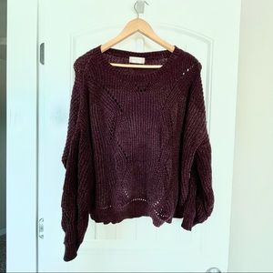 Altar’d state purple sweater